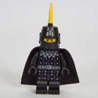 Black Knight, Black Cape, Helmet with Yellow Plume
