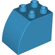 Duplo Brick 2 x 3 x 2 with Curved Top