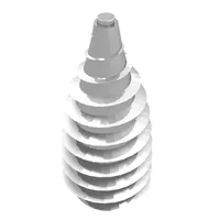 Cone 4 x 4 x 6 2/3 Drill with Grey Peghole