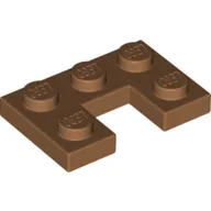 Plate 2 x 3 with 1 x 1 Cutout