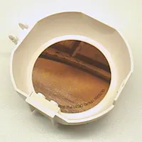 Pod, Round, Half, Back with 1 x 2 Plate White with DoJo Ninjago Zane Sticker