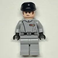 Imperial Officer, Light Bluish Gray Uniform, Black Hat