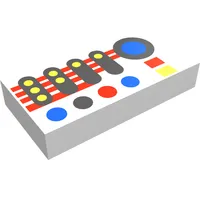 Tile 1 x 2 with Explorien Controls Print