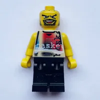 Basketball Player, Tan Torso, Black Legs