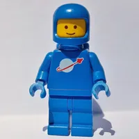 Classic Spaceman, Blue with Airtanks (3842a Helmet)