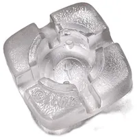 Clikits Icon, Square 2 x 2 Small, with Hole [Frosted]