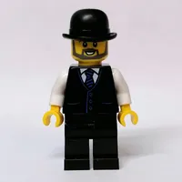 Black Suit, White Shirt, Black Hat