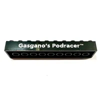 Brick 2 x 10 with 'Gasgano's Podracer'