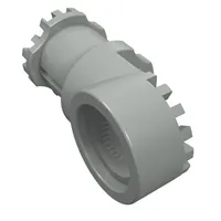 Technic Axle and Pin Connector Toggle Joint Toothed [with Slots]
