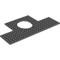 Plate Special 12 x 24 with 6 x 6 Square Cutouts at 2 Corners and 6 x 6 Round Cutout