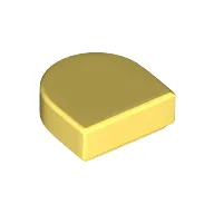 Tile Round 1 x 1 Half Circle