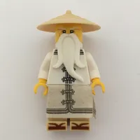 Master Wu in White Robes (LEGO Ninjago Movie)