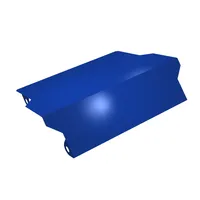 Ramp, 127 x 111 mm with Yellow Chevrons and Curb Markings Print