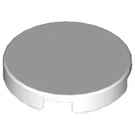 Tile Round 2 x 2 with Bottom Cross