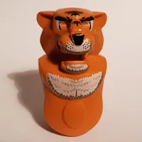 Creature Body Part, Tiger Head and Torso with Tygurah print