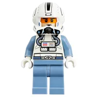 Clone Pilot, Open Helmet with Black Markings