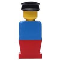 LEGOLAND Blue Torso, Red Legs, Black Hat