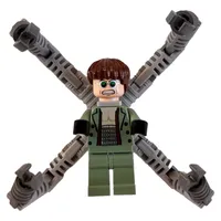 Dr. Octopus / Doc Ock with Green Glasses and Sand Green Suit with Clenched Teeth