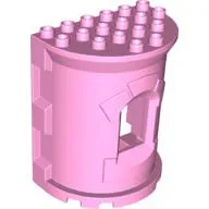 Duplo Building Wall, 4 x 6 x 6 Curved Turret (Castle)