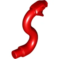 Animal, Snake Head with Open Mouth, Fangs and Curved Neck with Bar