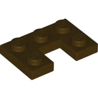 Plate 2 x 3 with 1 x 1 Cutout