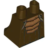 Hips and Legs Under Dress/Robe with Armour Scales print