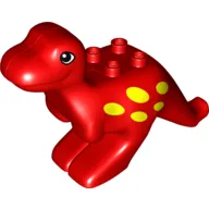 Duplo Dinosaur Tyrannosaurus Rex Adult with Spots Print