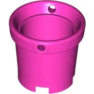 Bucket with Handle Holes and 5 Bottom Holes - Center Bottom Stud Holder