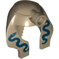 Headdress Mummy with Two Snakes Print