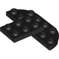 Plate Round Corners 2 x 6 Double with 2 x 3 Extension