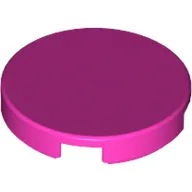 Tile Round 2 x 2 with Bottom Stud Holder