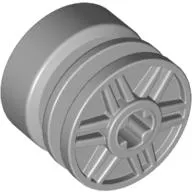 Wheel 18mm x 14mm with Axle Hole, Fake Bolts and Shallow Spokes