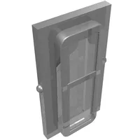 Glass for Train Window 1 x 2 x 3