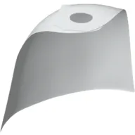 Neckwear Cape, Standard with Silver Glitter Print [Traditional Starched Fabric]