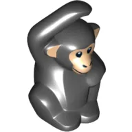 Animal, Monkey / Ape, Chimpanzee with Light Nougat Face print