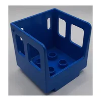 Duplo Train Steam Engine Cabin, Small Front Windows