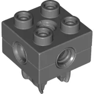 Duplo Toolo Brick 2 x 2 with Holes and Clip on Bottom