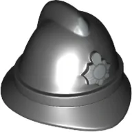 Helmet, Police with Silver Badge Print