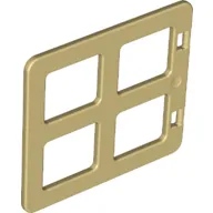 Duplo Door / Window with Four Equal Square Cornered Panes