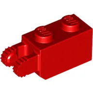 Hinge Brick 1 x 2 Locking with 2 Fingers Vertical End, 9 Teeth