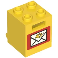 Box 2 x 2 x 2 [Hollow Studs] with Mailbox Print