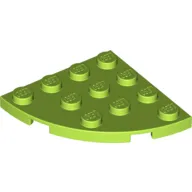 Plate Round Corner 4 x 4
