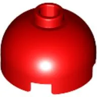 Brick Round 2 x 2 Dome Top, Blocked Open Stud, Bottom Axle Holder