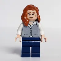 Lois Lane in Light Bluish Gray Vest