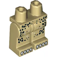 Hips and Tan Legs with Cheetah Spots and Claws Print