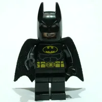 Batman, Black Suit, Black Cape and Cowl, Yellow Batman Logo, White Headband (37157 Cape)