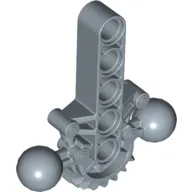 Large Figure Skeletal, Torso with Beam, 2 Ball Joints, and 7 Tooth Half Gear