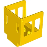 Duplo Train Cabin 3 x 3 x 3 1/2 Large Side Windows [Plain]