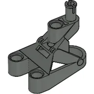 Large Figure Foot, 3 x 4 1/2 x 2 1/3 with Technic Pin Connector