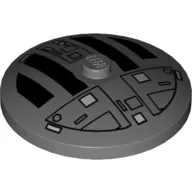 Dish 4 x 4 Inverted [Radar] with TIE Hatch Print